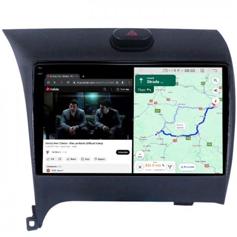 Navigatie dedicata Kia Cerato 2013-2017, 4GB RAM 64GB ROM, Quad Core, Display 9" QLED 1K, Carplay, Android 14, Bluetooth, Magazin Play, Suport Camere AHD [5]