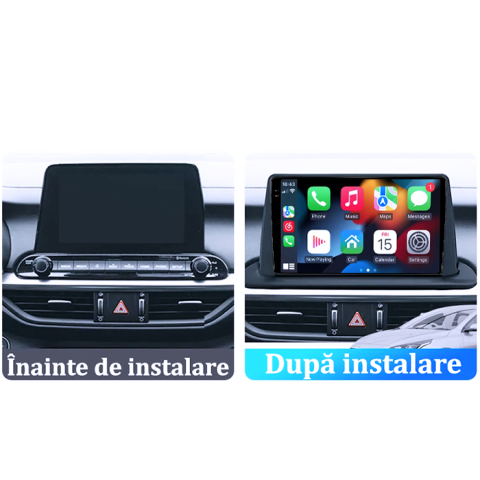 Navigatie dedicata Kia Cerato 2018-2021, 4GB RAM 64GB ROM, Procesor Qualcomm Octacore, Android 14, Rezolutie 2K, Display QLED 9", DSP, Carplay&Android Auto, SIM 4G [6]