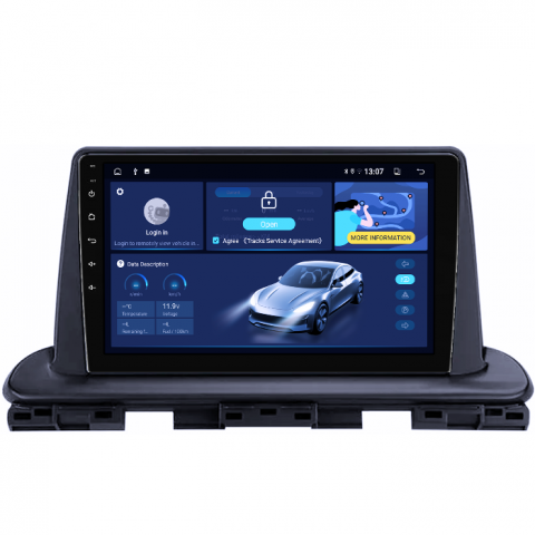 Navigatie dedicata Kia Cerato 2018-2021, 8GB RAM 128GB ROM, Octacore, Platforma TS18, Android 13, Display QLED 9”, Suporta camera 360º, DSP, Carplay&Android Auto, SIM 4G, Ventilator Activ [1]