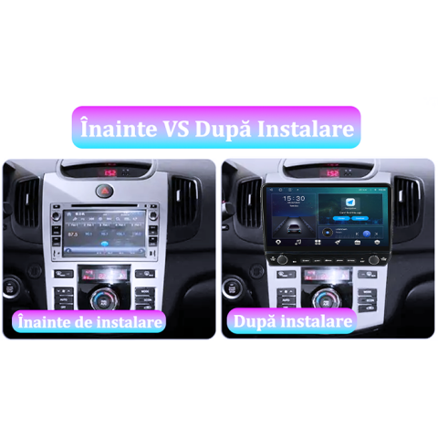 Navigatie dedicata Kia Forte Cerato 2008-2013 Tesla cu butoane rotative model 2024, 4GB RAM 64GB ROM, Procesor Quadcore, Android 14, Display QLED 10", DSP, Carplay&Android Auto [6]