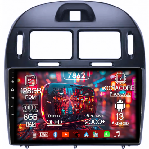 Kia - Navigatie dedicata KIA Cerato Foret 2017, 8GB RAM 128GB ROM, Octacore, Platforma 7862,Android 13, Display QLED 10”, Suporta camera 360º, DSP, Carplay&Android Auto, SIM 4G, Ventilator Activ