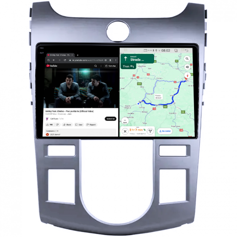 Navigatie dedicata Kia Forte Cerato 2008-2013, Black, 4GB RAM 64GB ROM, Quad Core, Display 9" QLED 1K, Carplay, Android 14, Bluetooth, Magazin Play, Suport Camere AHD [3]