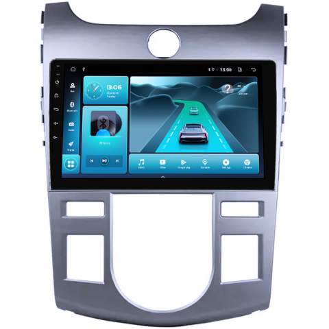 Navigatie dedicata Kia Forte Cerato 2008-2013, Black, 8GB RAM 128GB ROM, Octacore, Platforma TS18, Android 13, Display QLED 9”, Suporta camera 360º, DSP, Carplay&Android Auto, SIM 4G, Ventilator Activ [2]