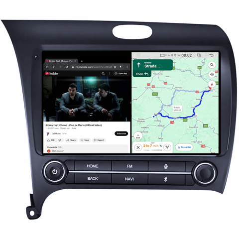 Navigatie dedicata KIA K3 2013-2018,Android 14, Wireless Carplay si Android auto 4GB RAM 64GB ROM, Display QLED 1K, 9 inch, Microfon Extern [3]