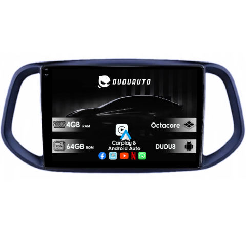 Navigatii Dedicate - Navigatie dedicata Kia KX3 2014-2016, DUDU3, 4GB RAM 64GB ROM, Octacore, Platforma 8581, Android, Display QLED 9", DSP, Carplay&AndroidAuto