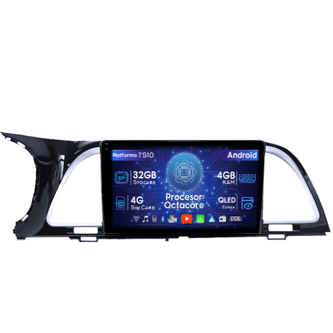 Kia - Navigatie dedicata Kia K4 2014 , 4GB RAM 32GB ROM, Octacore, Android 14, Display QLED 1K 9", DSP, Carplay&Android Auto, SIM 4G, Bluetooth, Ventilator Activ