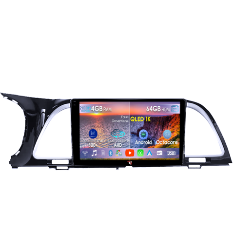 Kia K4 2014 - Navigatie dedicata Kia K4 2014, 4GB RAM 64GB ROM, Quadcore, Android 14, Display QLED  9", DSP, Carplay&Android Auto, Suport camere AHD