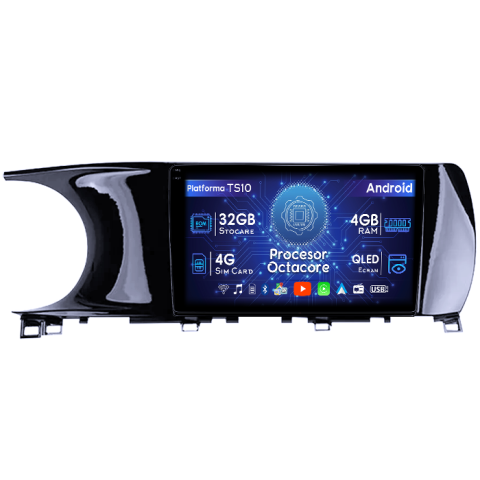 Kia - Navigatie dedicata KIA K5 3 2020-2021, 4GB RAM 32GB ROM, Octacore, Android 14, Display QLED 1K 10", DSP, Carplay&Android Auto, SIM 4G, Bluetooth, Ventilator Activ