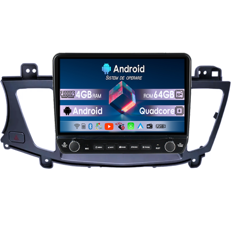 K7 Cadenza 2013-2017 - Navigatie dedicata Kia K7 Cadenza 2011-2012 Tesla cu butoane rotative model 2024, 4GB RAM 64GB ROM, Procesor Quadcore, Android 14, Display QLED 10", DSP, Carplay&Android Auto