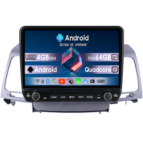 Opirus 2007-2008 - Navigatie dedicata Kia Opirus 2007-2008 Tesla cu butoane rotative model 2024, 4GB RAM 64GB ROM, Procesor Quadcore, Android 14, Display QLED 10", DSP, Carplay&Android Auto