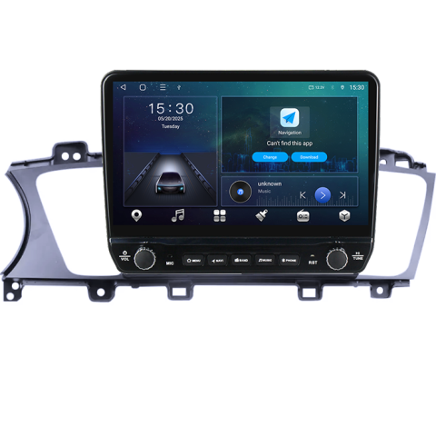 Navigatie dedicata Kia K7 Cadenza 2011-2012 Tesla cu butoane rotative model 2024, 4GB RAM 64GB ROM, Procesor Quadcore, Android 14, Display QLED 10", DSP, Carplay&Android Auto [5]