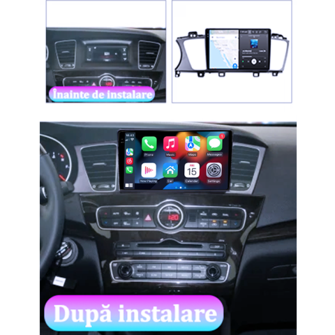 Navigatie dedicata Kia K7 Cadenza 2013-2017, 4GB RAM 64GB ROM, Procesor Qualcomm Octacore, Android 14, Rezolutie 2K, Display QLED 9", DSP, Carplay&Android Auto, SIM 4G [5]