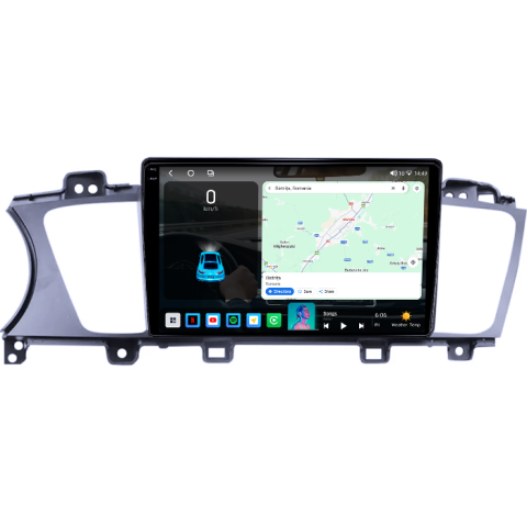 Navigatie dedicata Kia K7 Cadenza 2013-2017, 4GB RAM 64GB ROM, Procesor Qualcomm Octacore, Android 14, Rezolutie 2K, Display QLED 9", DSP, Carplay&Android Auto, SIM 4G [1]