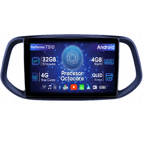 Kia - Navigatie dedicata Kia KX3 2014-2016 , 4GB RAM 32GB ROM, Octacore, Android 14, Display QLED 1K 10", DSP, Carplay&Android Auto, SIM 4G, Bluetooth, Ventilator Activ