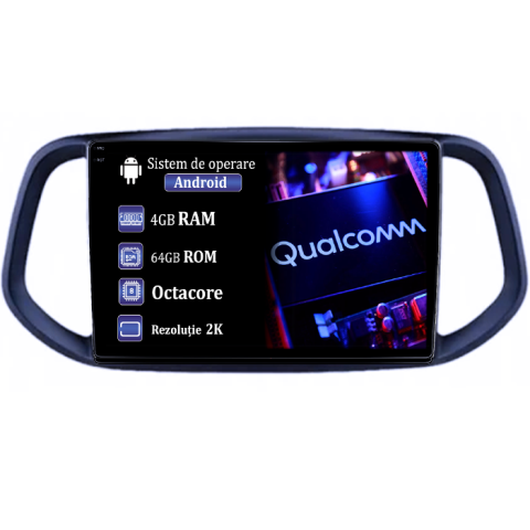 Kia - Navigatie dedicata Kia KX3 2014-2016, 4GB RAM 64GB ROM, Procesor Qualcomm Octacore, Android 14, Rezolutie 2K, Display QLED 10", DSP, Carplay&Android Auto, SIM 4G
