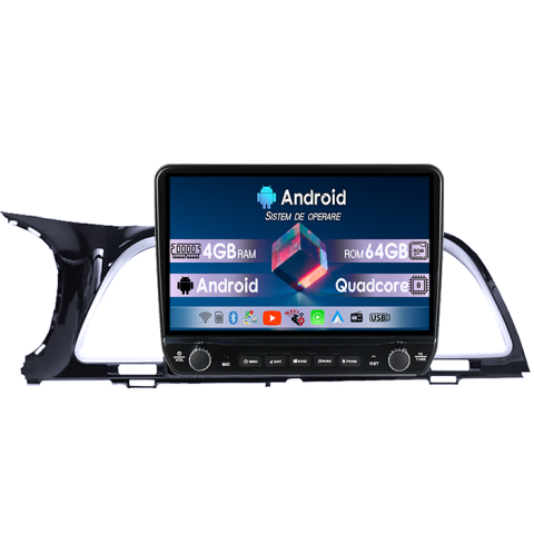 Kia K4 2014 - Navigatie dedicata Kia K4 2014 Tesla cu butoane rotative model 2024, 4GB RAM 64GB ROM, Procesor Quadcore, Android 14, Display QLED 10", DSP, Carplay&Android Auto