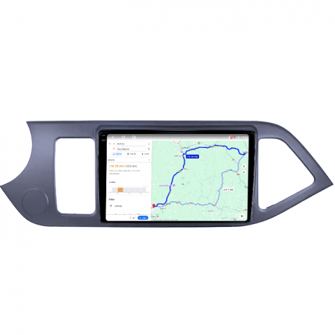 Navigatie dedicata Kia Morning Picanto 2011-2017, Black, 4GB RAM 64GB ROM, Octacore, Android 14, Display QLED 1K 9", Carplay&Android Auto, SIM 4G, Ventilator Activ [3]