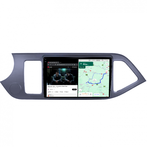 Navigatie dedicata Kia Morning Picanto 2011-2017, Black, 4GB RAM 64GB ROM, Quad Core, Display 9" QLED 1K, Carplay, Android 14, Bluetooth, Magazin Play, Suport Camere AHD [5]