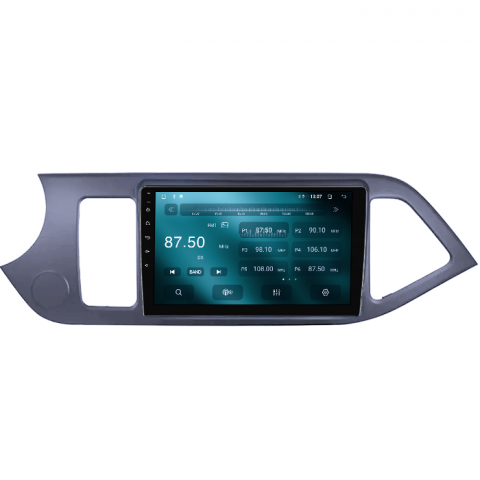Navigatie dedicata Kia Morning Picanto 2011-2017, Black, 8GB RAM 128GB ROM, Octacore, Platforma TS18, Android 13, Display QLED 9”, Suporta camera 360º, DSP, Carplay&Android Auto, SIM 4G, Ventilator Ac [3]