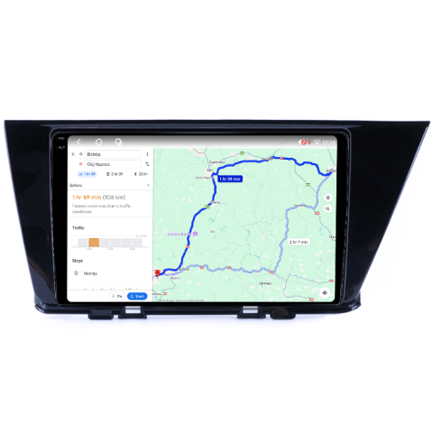 Navigatie dedicata Kia Niro 2016-2019, 4GB RAM 32GB ROM, Octacore, Android 14, Display QLED 1K 9", DSP, Carplay&Android Auto, SIM 4G, Bluetooth, Ventilator Activ [4]