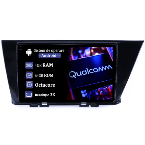 Kia - Navigatie dedicata Kia Niro 2016-2019, 4GB RAM 64GB ROM, Procesor Qualcomm Octacore, Android 14, Rezolutie 2K, Display QLED 9", DSP, Carplay&Android Auto, SIM 4G