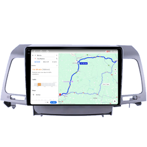 Navigatie dedicata Kia Opirus 2007-2008, 4GB RAM 64GB ROM, Procesor Qualcomm Octacore, Android 14, Rezolutie 2K, Display QLED 9", DSP, Carplay&Android Auto, SIM 4G [5]