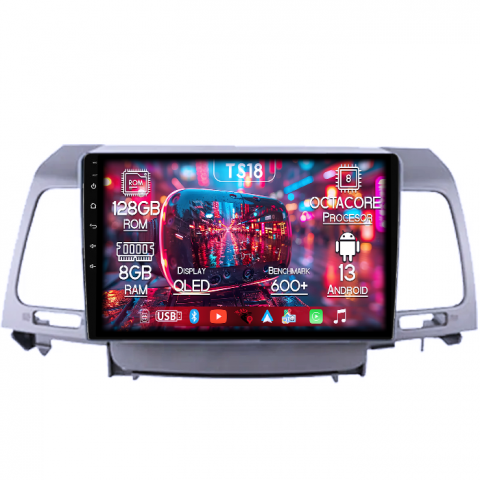 Navigatii Dedicate - Navigatie dedicata Kia Opirus 2007-2008, 8GB RAM 128GB ROM, Octacore, Platforma TS18, Android 13, Display QLED 9”, Suporta camera 360º, DSP, Carplay&Android Auto, SIM 4G, Ventilator Activ