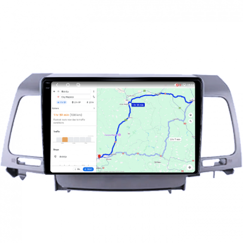 Navigatie dedicata Kia Opirus 2007-2008, Black, 4GB RAM 64GB ROM, Octacore, Android 14, Display QLED 1K 9", Carplay&Android Auto, SIM 4G, Ventilator Activ [3]
