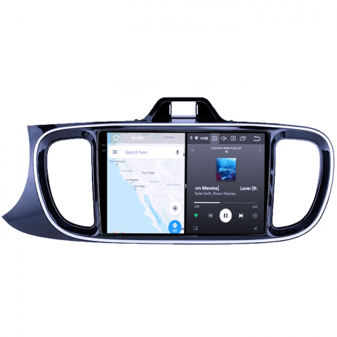 Kia - Navigatie dedicata Kia Pegas 2018-2020, 8GB RAM 128GB ROM, Octacore, Platforma 7862, Android 14, Display QLED 9" 2K, Suporta camera 360", DSP, Carplay&Android Auto, S