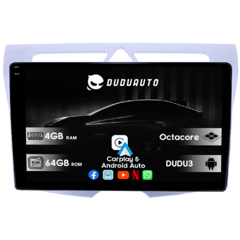 Picanto 2004-2011 - Navigatie dedicata Kia Picanto 2007-2011, DUDU3, 4GB RAM 64GB ROM, Octacore, Platforma 8581, Android, Display QLED 9", DSP, Carplay&AndroidAuto