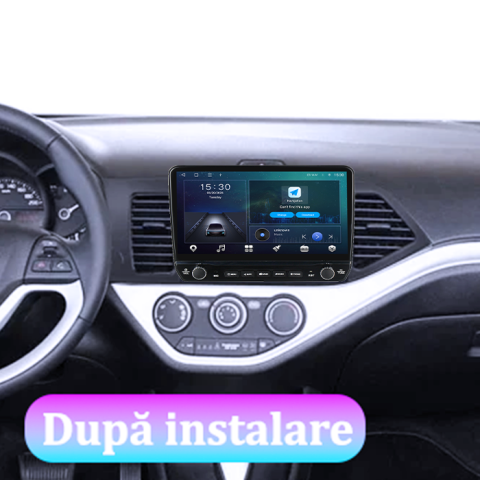 Navigatie dedicata Kia Picanto 2011-2015 Tesla cu butoane rotative model 2024, 4GB RAM 64GB ROM, Procesor Quadcore, Android 14, Display QLED 10", DSP, Carplay&Android Auto [6]