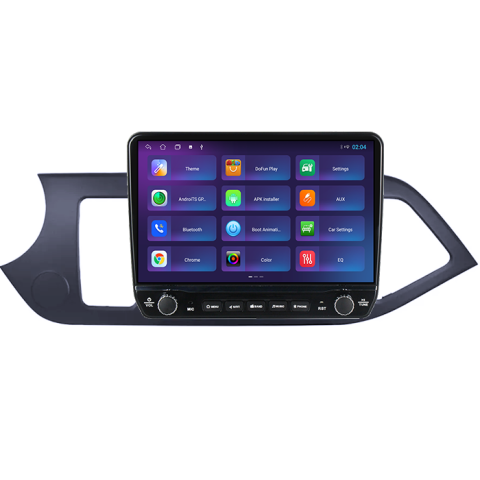 Navigatie dedicata Kia Picanto 2011-2015 Tesla cu butoane rotative model 2024, 4GB RAM 64GB ROM, Procesor Quadcore, Android 14, Display QLED 10", DSP, Carplay&Android Auto [3]