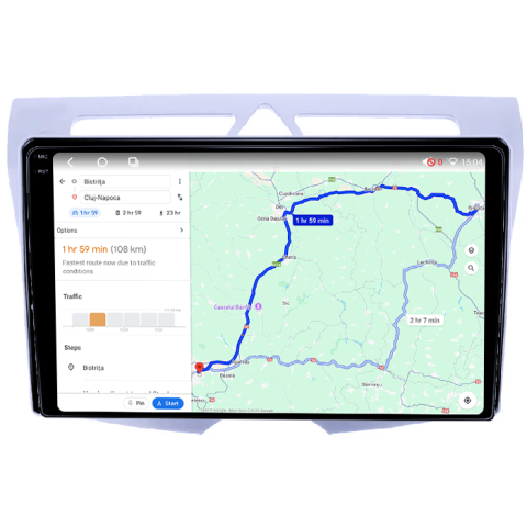 Navigatie dedicata Kia Picanto 2007-2011, 4GB RAM 32GB ROM, Octacore, Android 14, Display QLED 1K 9", DSP, Carplay&Android Auto, SIM 4G, Bluetooth, Ventilator Activ [4]
