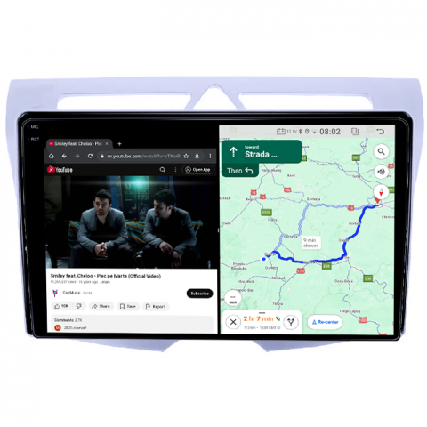 Navigatie dedicata Kia Picanto 2007-2011, 4GB RAM 64GB ROM, Quadcore, Android 14, Display QLED 1K, 9", DSP, Carplay&Android Auto, Suport camere AHD [3]