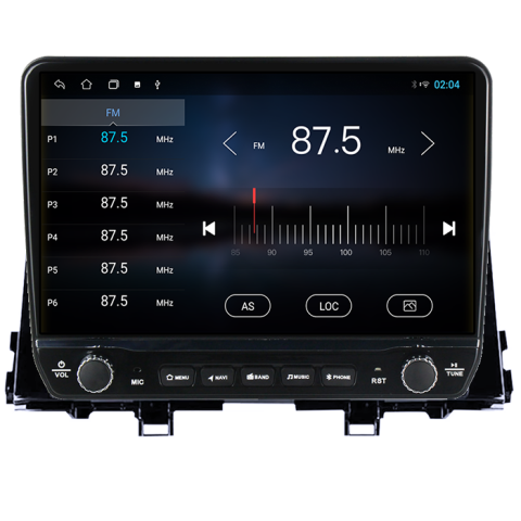 Navigatie dedicata Kia Picanto 2016+ Tesla cu butoane rotative model 2024, 4GB RAM 64GB ROM, Procesor Quadcore, Android 14, Display QLED 10", DSP, Carplay&Android Auto [1]