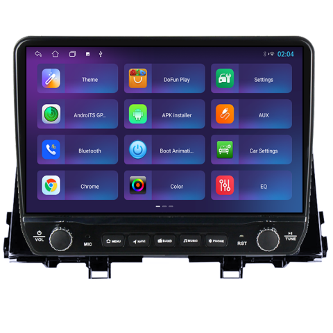 Navigatie dedicata Kia Picanto 2016+ Tesla cu butoane rotative model 2024, 4GB RAM 64GB ROM, Procesor Quadcore, Android 14, Display QLED 10", DSP, Carplay&Android Auto [3]