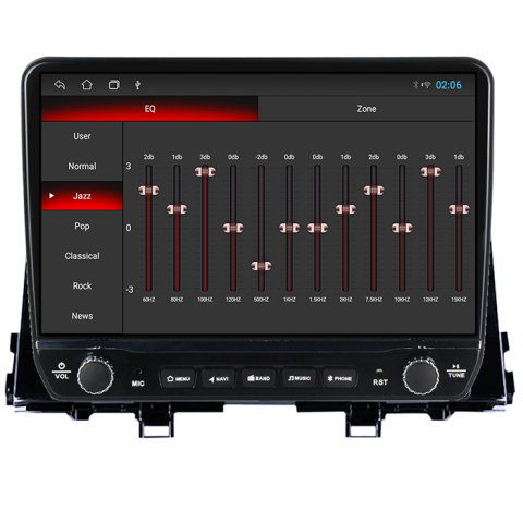Navigatie dedicata Kia Picanto 2016+ Tesla cu butoane rotative model 2024, 4GB RAM 64GB ROM, Procesor Quadcore, Android 14, Display QLED 10", DSP, Carplay&Android Auto [2]