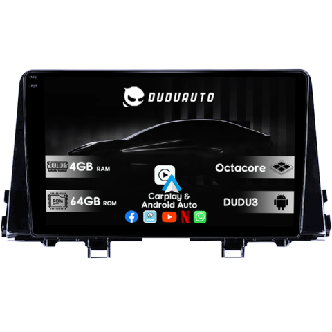 Navigatii Dedicate - Navigatie dedicata Kia Morning picanto 2017-2020, DUDU3, 4GB RAM 64GB ROM, Octacore, Platforma 8581, Android, Display QLED 9", DSP, Carplay&AndroidAuto