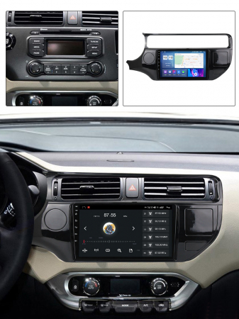 Navigatie dedicata Kia Rio 2011 - 2017, 4GB RAM 32GB ROM, Octacore, Android 14, Display QLED 1K 9", DSP, Carplay&Android Auto, SIM 4G, Bluetooth, Ventilator Activ [5]