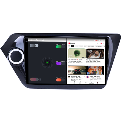 Navigatie dedicata Kia Rio 2011-2015, 4GB RAM 32GB ROM, Octacore, Android 14, Display QLED 1K 9", DSP, Carplay&Android Auto, SIM 4G, Bluetooth, Ventilator Activ [2]