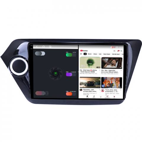 Navigatie dedicata Kia Rio 2011-2015, 4GB RAM 64GB ROM, Octacore, Android 14, Display QLED 1K 9", Carplay&Android Auto, SIM 4G, Ventilator Activ [2]