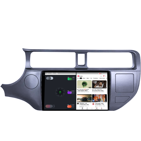 Navigatie dedicata Kia Rio 2011 - 2017, 4GB RAM 32GB ROM, Octacore, Android 14, Display QLED 1K 9", DSP, Carplay&Android Auto, SIM 4G, Bluetooth, Ventilator Activ [2]