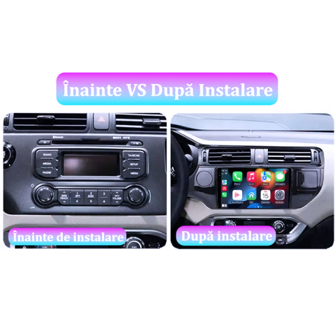 Navigatie dedicata Kia Rio 2011-2017, 4GB RAM 64GB ROM, Procesor Qualcomm Octacore, Android 14, Rezolutie 2K, Display QLED 9", DSP, Carplay&Android Auto, SIM 4G [4]