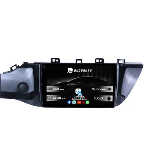 Navigatii Dedicate - Navigatie dedicata Kia Rio 2016-2019, DUDU3, 4GB RAM 64GB ROM, Octacore, Platforma 8581, Android, Display QLED 9", DSP, Carplay&AndroidAuto