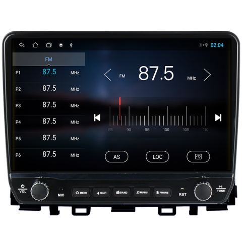 Navigatie dedicata Kia RIO 2017-2019 Tesla cu butoane rotative model 2024, 4GB RAM 64GB ROM, Procesor Quadcore, Android 14, Display QLED 10", DSP, Carplay&Android Auto [2]