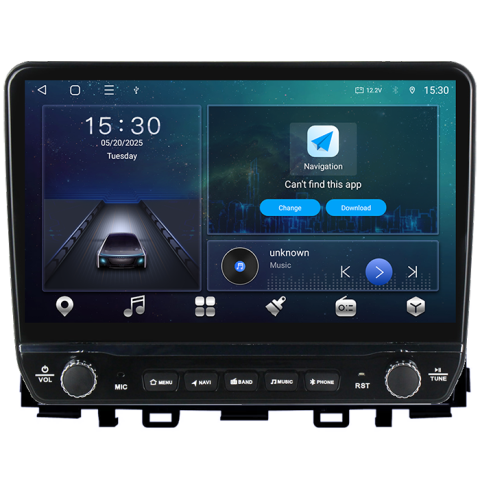 Navigatie dedicata Kia RIO 2017-2019 Tesla cu butoane rotative model 2024, 4GB RAM 64GB ROM, Procesor Quadcore, Android 14, Display QLED 10", DSP, Carplay&Android Auto [5]