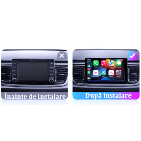 Navigatie dedicata KIA Rio 2017- 2019, 4GB RAM 64GB ROM, Procesor Qualcomm Octacore, Android 14, Rezolutie 2K, Display QLED 9", DSP, Carplay&Android Auto, SIM 4G [5]