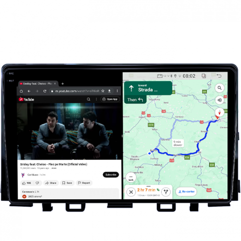 Navigatie dedicata KIA Rio 2017- 2019, 4GB RAM 64GB ROM, Quad Core, Display 9" QLED 1K, Carplay, Android 14, Bluetooth, Magazin Play, Suport Camere AHD [4]