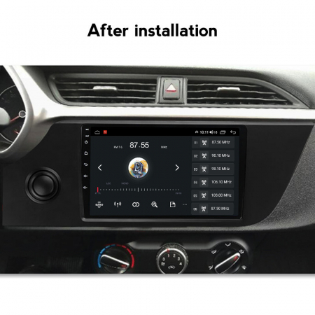 Navigatie dedicata Kia Rio 2020-2021, 4GB RAM 64GB ROM, Octacore, Android 13, Display QLED 9", DSP, Carplay, Android Auto, Internet, Youtube, Waze, WIFI, Bluetooth [4]