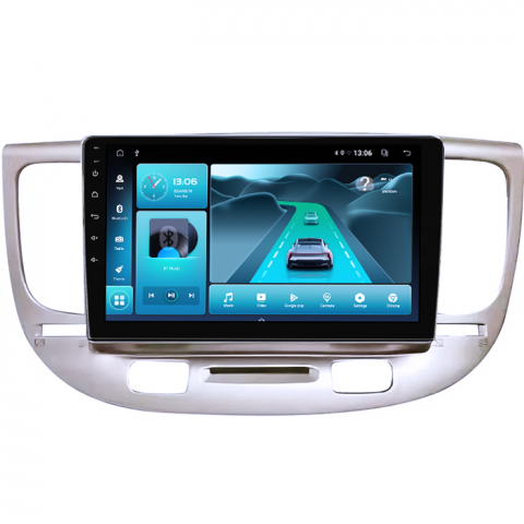 Navigatie dedicata Kia Rio2 2005-2011, 8GB RAM 128GB ROM, Octacore, Platforma TS18, Android 13, Display QLED 9”, Suporta camera 360º, DSP, Carplay&Android Auto, SIM 4G, Ventilator Activ [2]